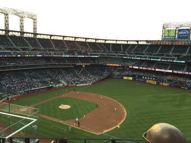 We were treated to a Mets Game!